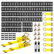 E Track Rails for Trailer – 8 Pack, 1,500 lb Secure