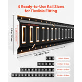 E Track Rails for Trailer – 8 Pack, 1,500 lb Secure