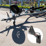 160 lb Universal Trailer Spare Tire Carrier – 4, 5, 6 & 8 Lug Wheels