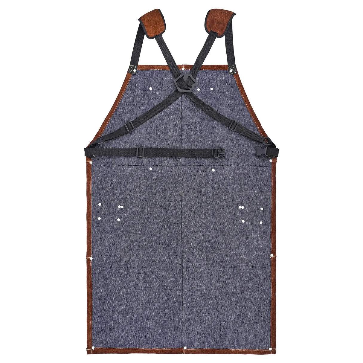 Premium Cowhide Leather Welding Apron – Heat & Flame Resistant with 6 Tool Pockets for Welding, Blacksmithing & Shop Work