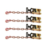 2" Heavy-Duty Car Trailer Tie-Down Straps – 4 Pack – 3,333 lb Working Load