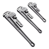 Aluminum Straight Pipe Wrench | Heavy-Duty Adjustable Plumbing Wrench