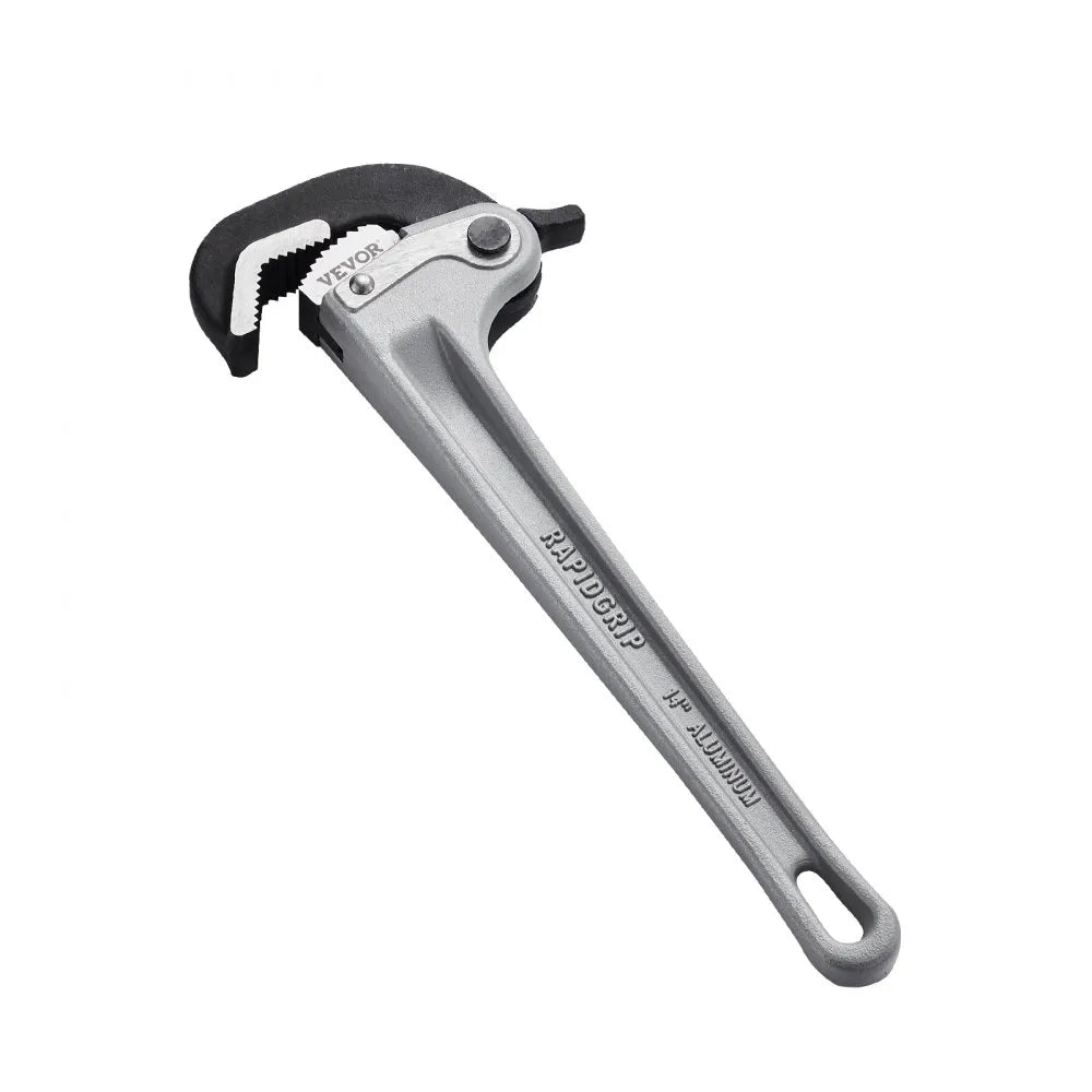 Aluminum Straight Pipe Wrench | Heavy-Duty Adjustable Plumbing Wrench