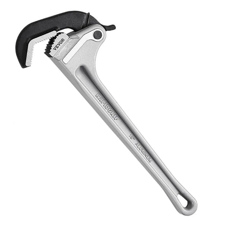 Aluminum Straight Pipe Wrench | Heavy-Duty Adjustable Plumbing Wrench