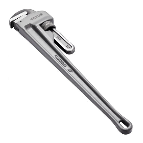 Aluminum Straight Pipe Wrench | Heavy-Duty Adjustable Plumbing Wrench