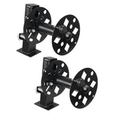 VEVOR Heavy-Duty Welding Cable Reel Set | Dual Powder-Coated Steel Cable Reels | Holds 150 ft 1/0 or 125 ft 2/0 Cable | 2-Pack
