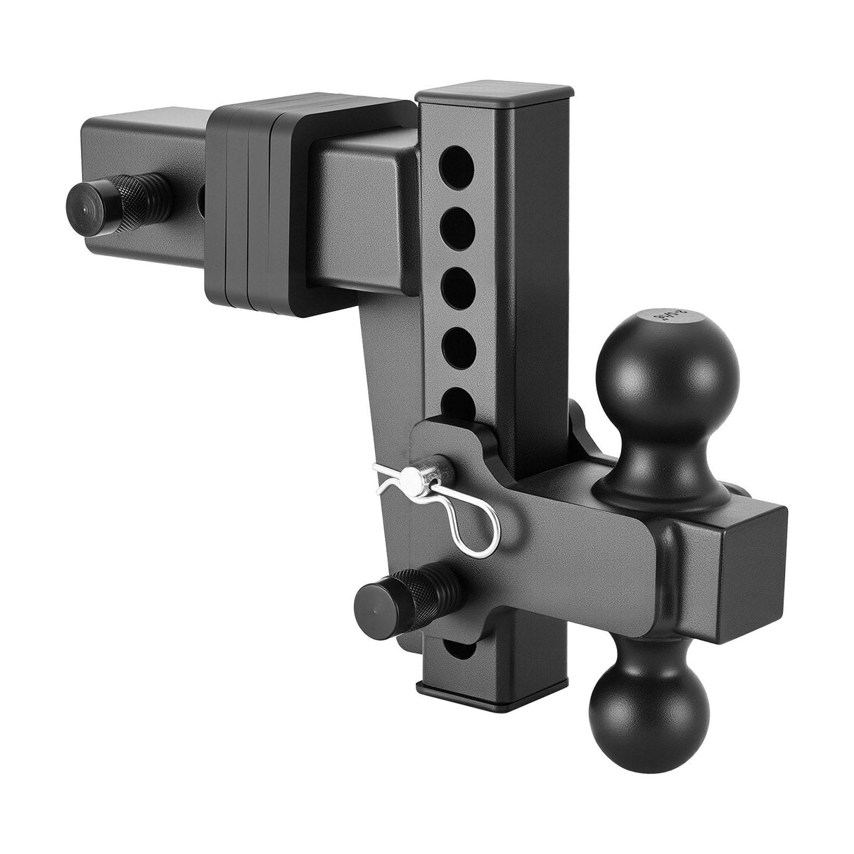 Adjustable Trailer Hitch – 2.5" Receiver, Dual Ball 2" & 2-5/16", 28,000 lb
