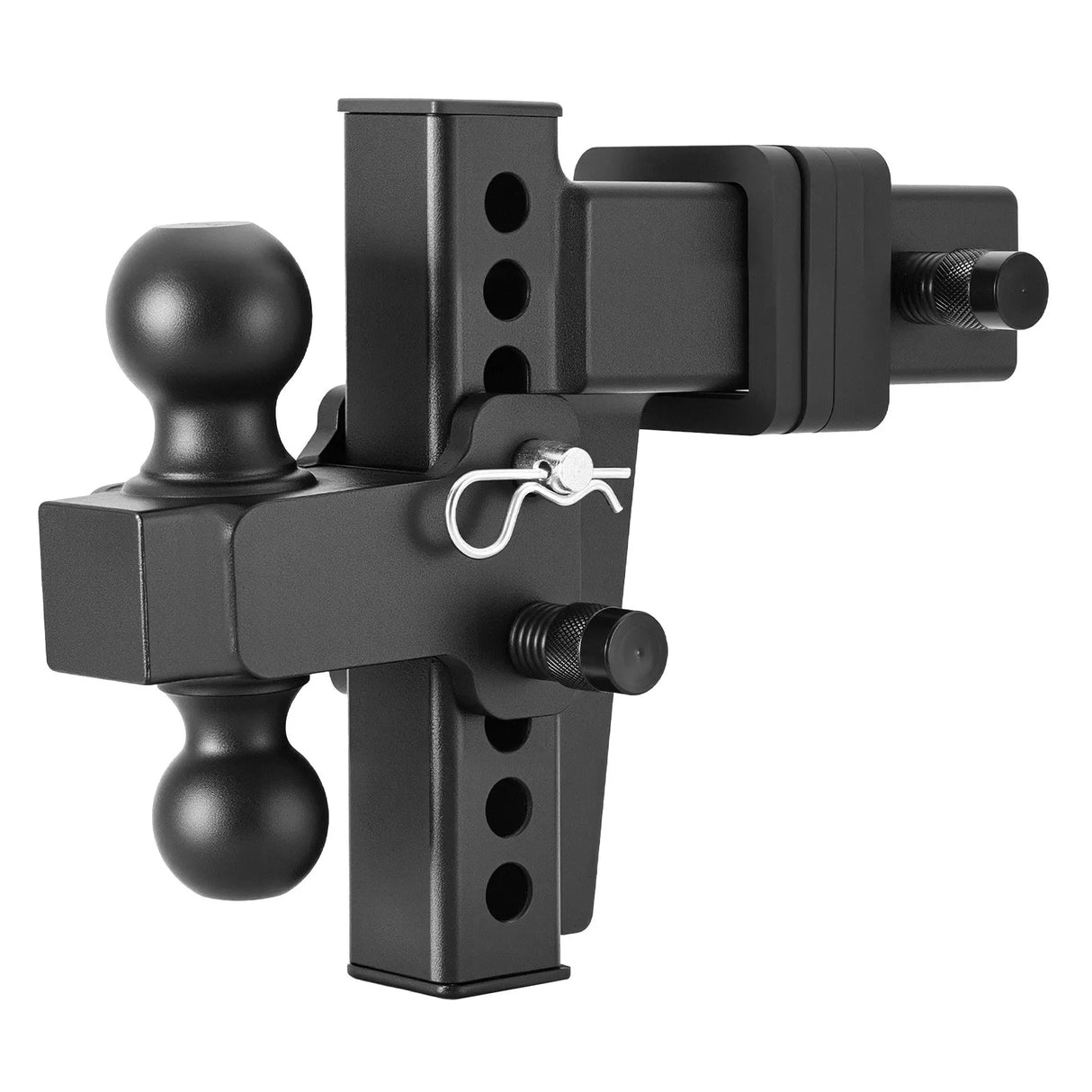 Adjustable Trailer Hitch – 2.5" Receiver, Dual Ball 2" & 2-5/16", 28,000 lb