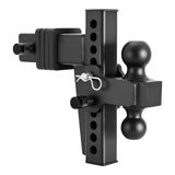 Adjustable Trailer Hitch – 2.5" Receiver, Dual Ball 2" & 2-5/16", 28,000 lb, 8" Drop