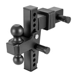 Adjustable Trailer Hitch – 2.5" Receiver, Dual Ball 2" & 2-5/16", 28,000 lb, 8" Drop