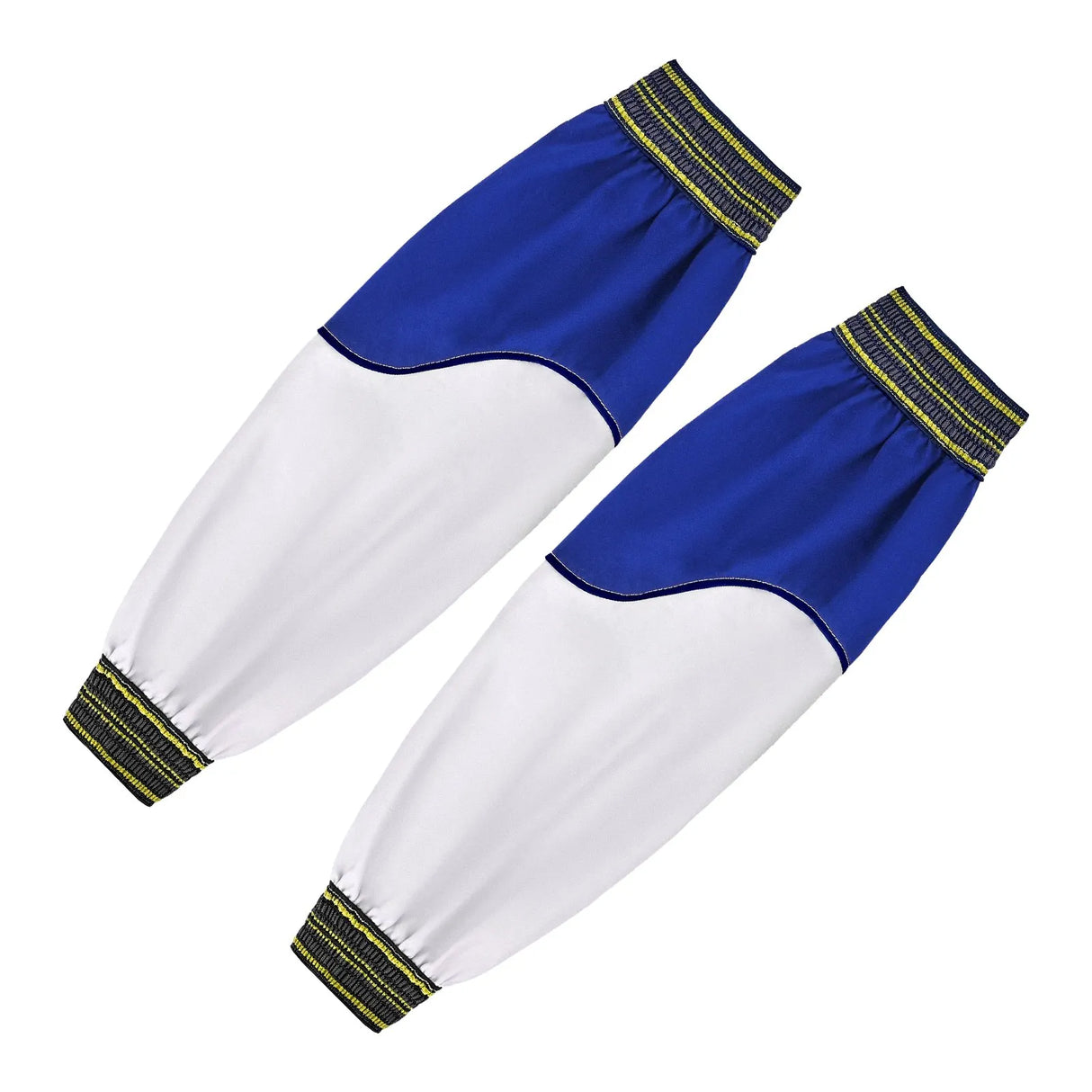 Flame Resistant Welding Sleeves – Sheepskin Leather & FR Cotton Arm Protectors with Elastic Cuffs (Pair)