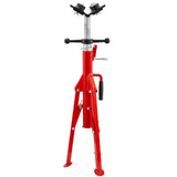 1,500 lb Adjustable Welding Pipe Stand with 4-Ball Transfer V-Head – 28"–52"