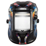 VEVOR Auto-Darkening Welding Helmet – True Color, Solar Powered, 4 Arc Sensors, National Flag