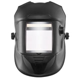 VEVOR Auto-Darkening Welding Helmet – True Color, Solar Powered, 4 Arc Sensors, Matte Black