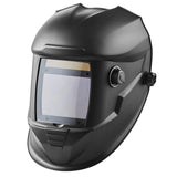 VEVOR Auto-Darkening Welding Helmet – True Color, Solar Powered, 4 Arc Sensors, Matte Black