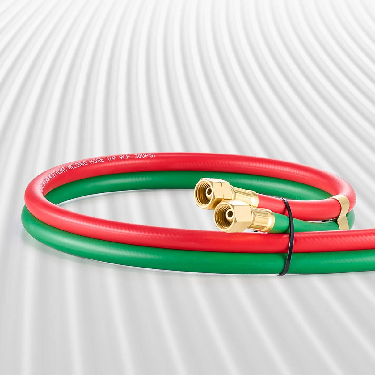 VEVOR Oxygen Acetylene Twin Welding Hose | 1/4" ID | 300 PSI | T Grade | 15 ft, 25 ft & 50 ft