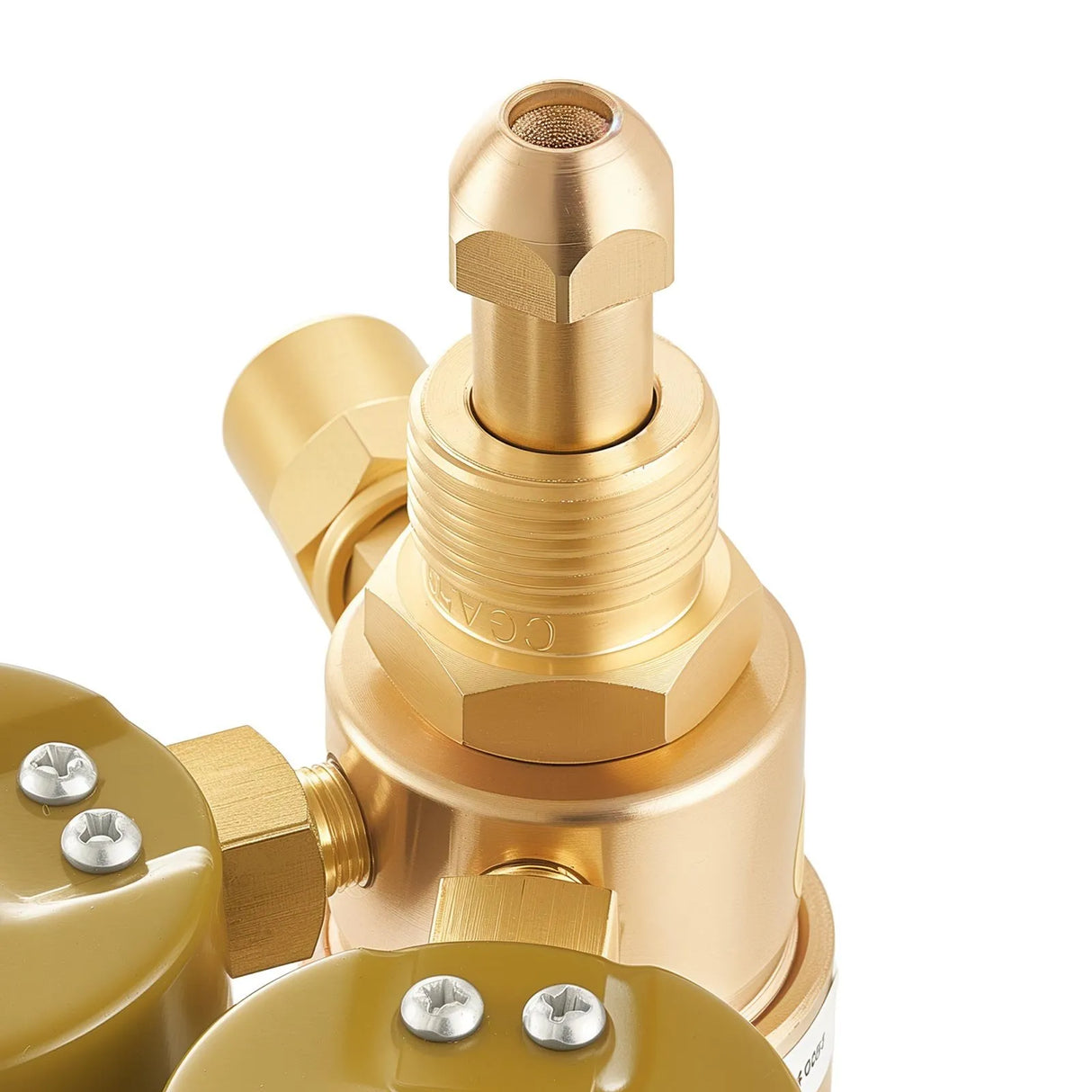 VEVOR Argon CO₂ Regulator with 8.2 ft Hose, Dual Gauges, CGA-580 Inlet, 0–60 SCFH Flow Meter for MIG & TIG Welding