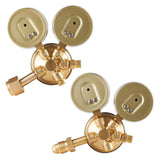 VEVOR Oxygen & Acetylene Regulator Set with Gauges, CGA-540/CGA-510 Connections, Brass Gas Pressure Regulators for Welding, Cutting & Brazing