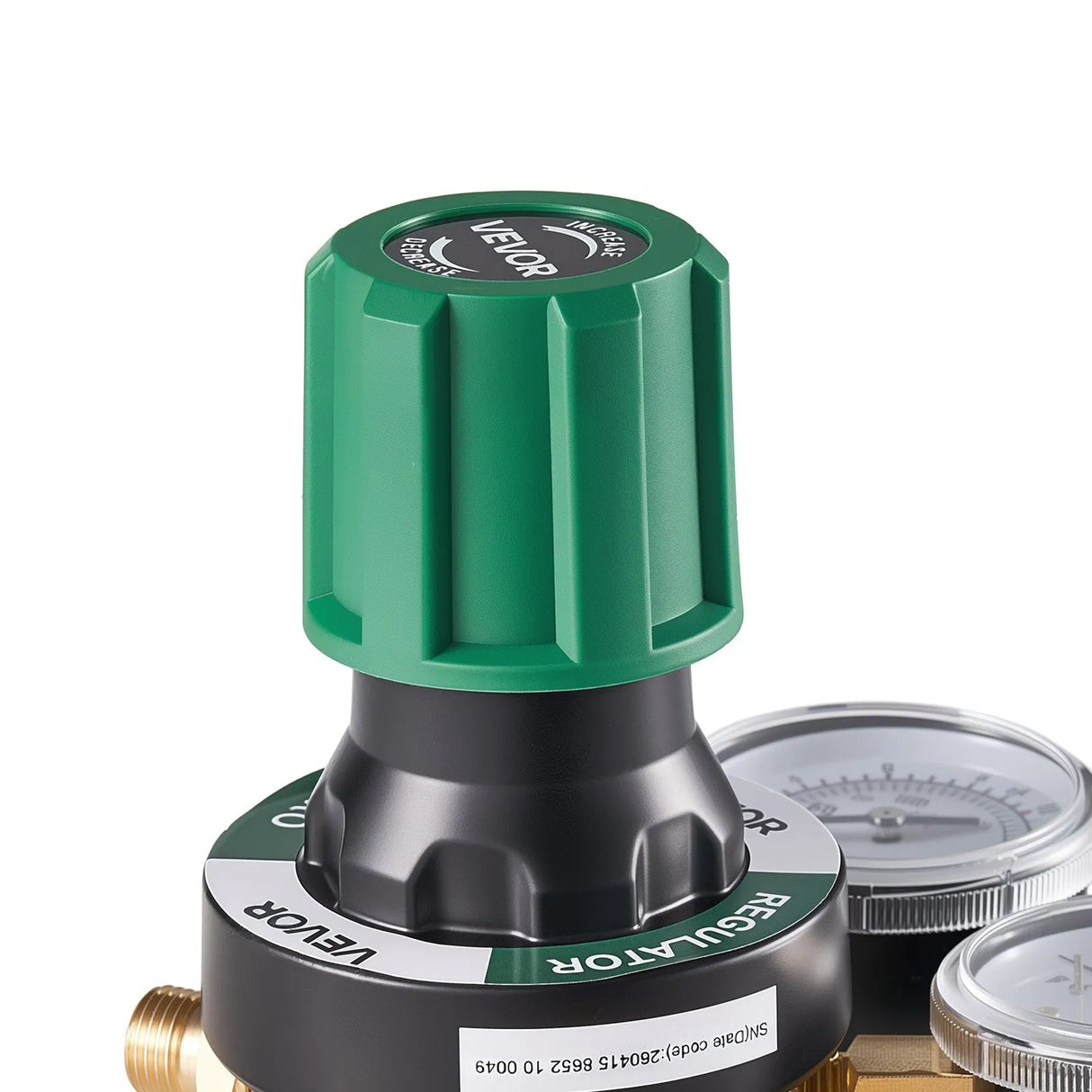 VEVOR Oxygen & Acetylene Regulator Set with Gauges, CGA-540/CGA-510 Connections, Brass Gas Pressure Regulators for Welding, Cutting & Brazing