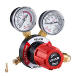 VEVOR Acetylene Regulator, 0–500 PSI Gas Pressure Regulator with Dual Gauges, CGA-510 Inlet & 9/16"-18 LH Outlet for Welding & Cutting