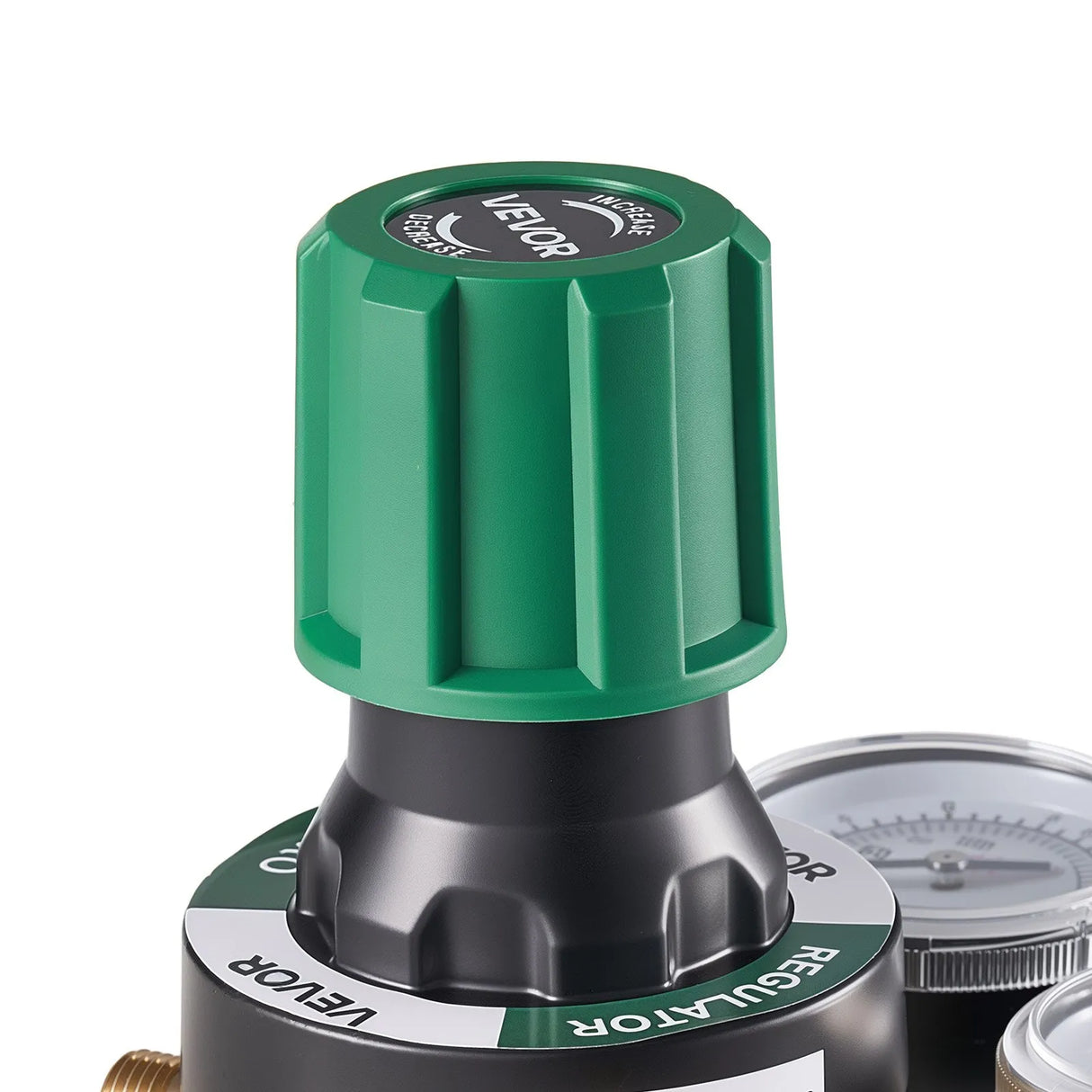 VEVOR Oxygen Regulator, 0–4000 PSI Gas Pressure Regulator with Dual Gauges, CGA-540 Inlet & 9/16"-18 RH Outlet for Welding & Cutting
